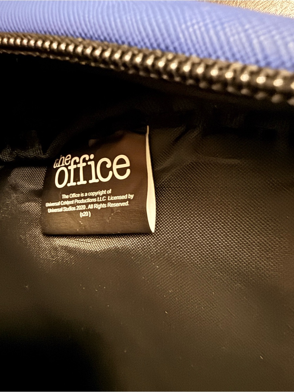 Title: The Office Dunder Mifflin Mini Backpack Blue & Black TV Show Fan Bag - Picture 4 of 10